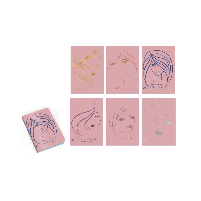 SVESKA A4 40L DIKTO MP GOLD ROSE