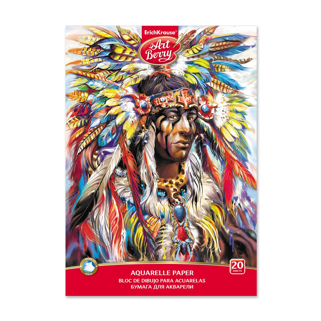 BLOK A4 20L ZA AKVAREL ERICHKRAUSE ARTBERRY INJUN 46895