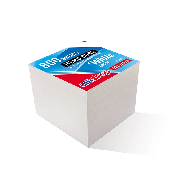 MEMO BLOK KOCKA 800L 90X90 BIJELA NBK OF384