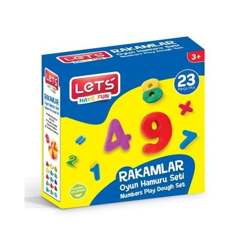 PLASTELIN LETS NUMBER SET L9102 (12)