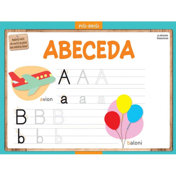 PIŠI BRIŠI ABECEDA