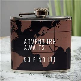 PLJOSKA WIDDOP HARVEY MAKIN ADVENTURE AWAITS HIP FLASK HM291