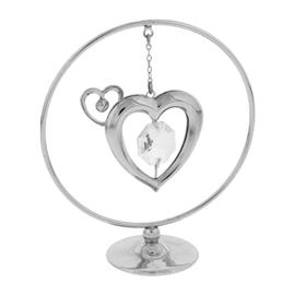 FIGURA SRCE SA KRISTALOM WIDDOP - HEART WITH CRYSTAL SP194