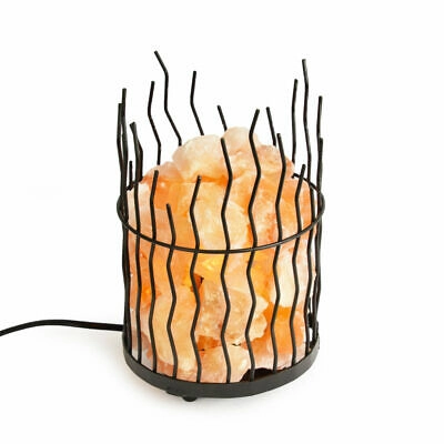 FIGURA WIDDOP HIMALAYAN ROCK SALT METAL BASKET LAMP 63071