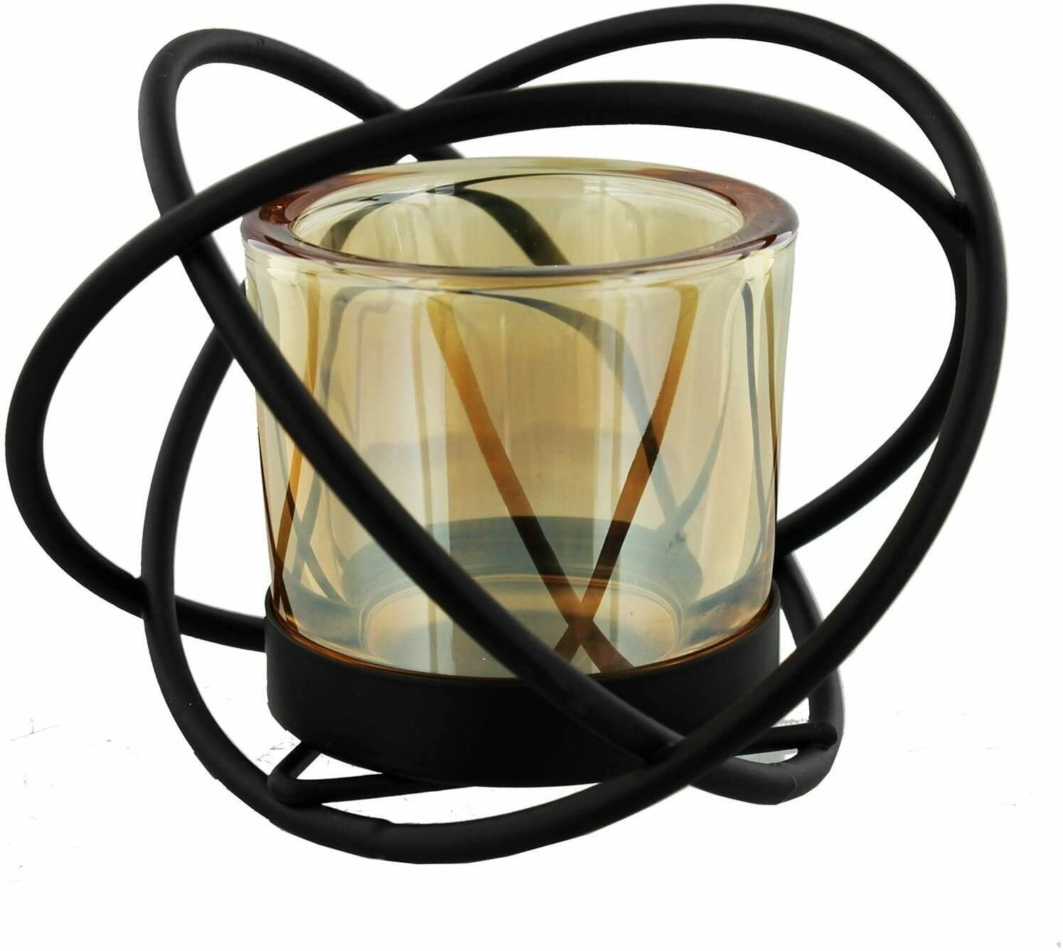 SVIJEĆNJAK WIDDOP HESTIA SMOKED GLASS KNOT STYLE HE671