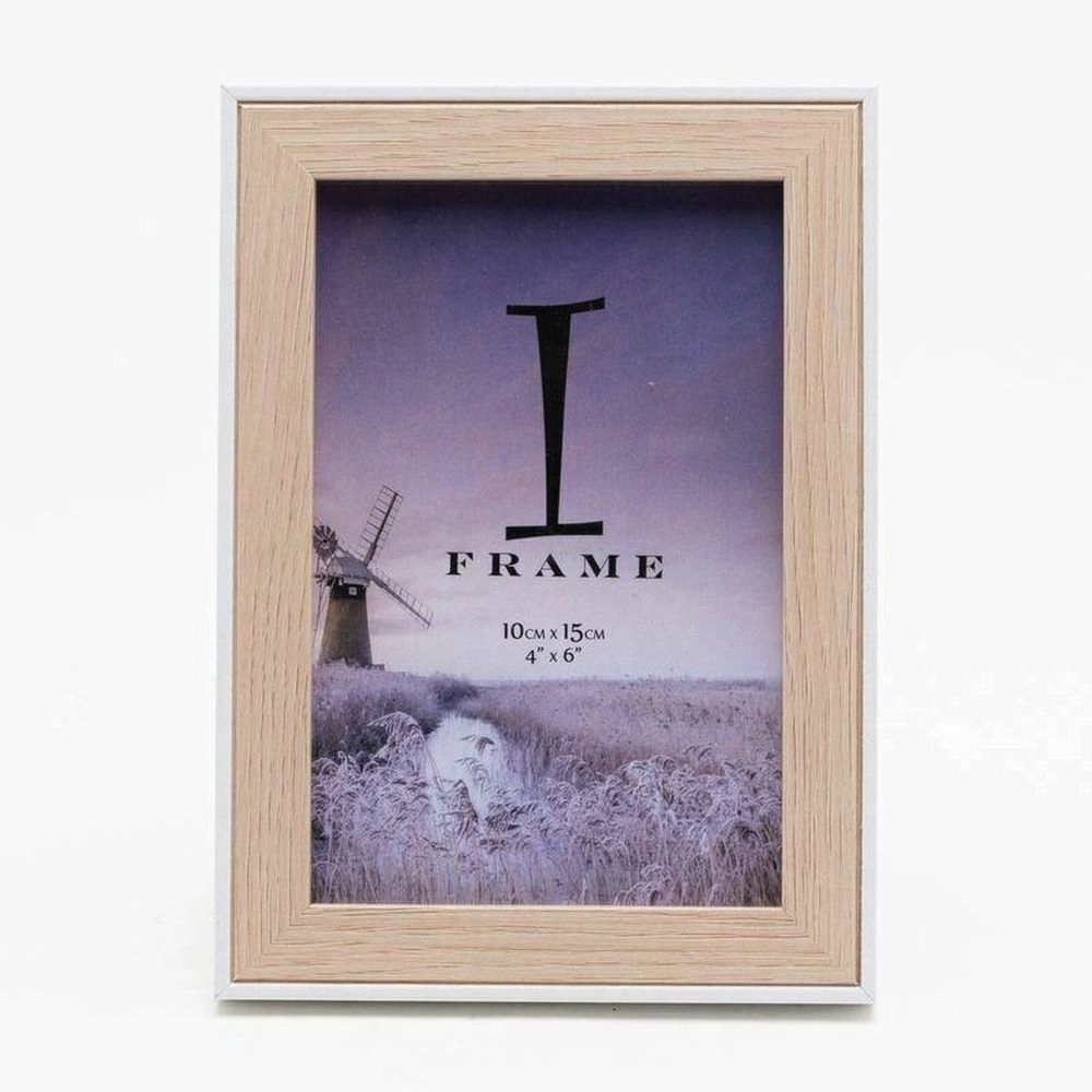 RAM ZA SLIKE WIDDOP WOOD EFFECT PHOTOFRAME WHITE BORDER 4