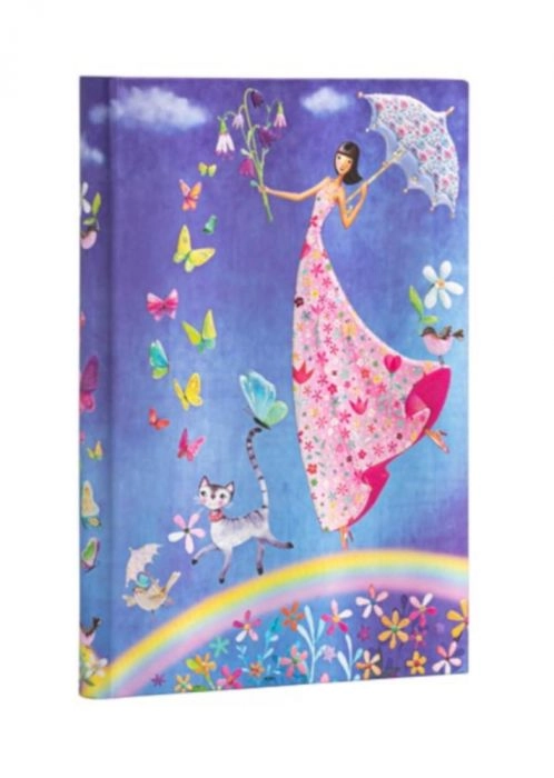 ROKOVNIK PAPERBLANKS SPRING RAINBOW MIDI LINED