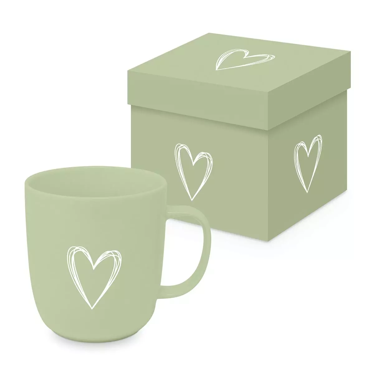ŠOLJA PPD PURE HEART GREEN 604491