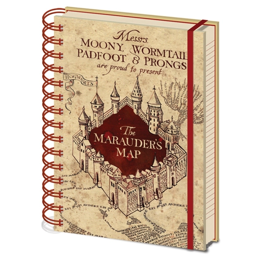 ROKOVNIK SPIRALA A5 ERIK MARAUDERS MAP SR72325