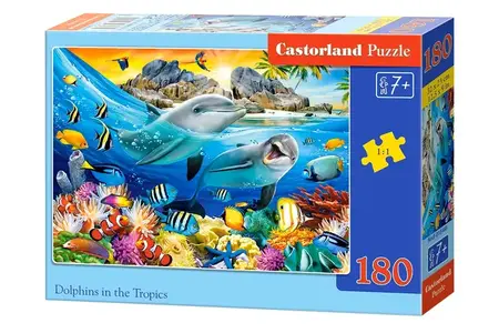 PUZZLE 180 CASTOR DOLPHINS IN THE TROPICS B-018468