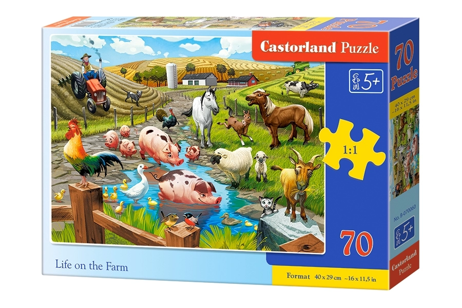 PUZZLE 70 CASTOR LIFE ON THE FARM B-070060
