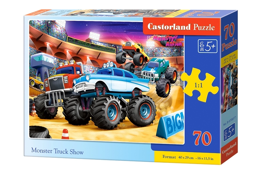 PUZZLE 70 CASTOR MONSTER TRUCK SHOW B-070077