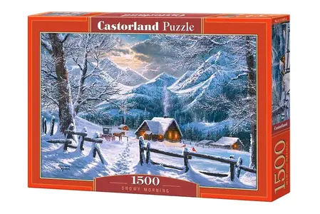 PUZZLE 1500 CASTOR SNOWY MORNING C-151905-2