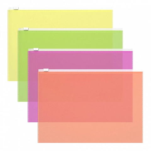 FASCIKLA SA ZIPOM B5 ERICHKRAUSE FIZZY NEON MIX BOJA 47073 1/12