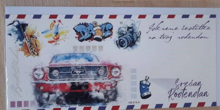 ČESTITKA VOLIM TE SHOCK DZ-006 A