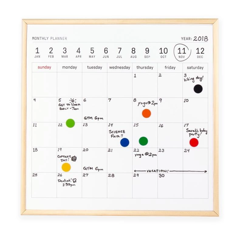 BIJELA TABLA MINI KLIKERMAT KALENDAR MH76-S