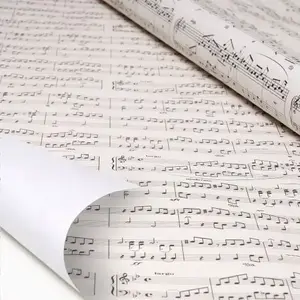 UKRASNI PAPIR 200X70 LEGAMI MUSICAL NOTE WRAP0003