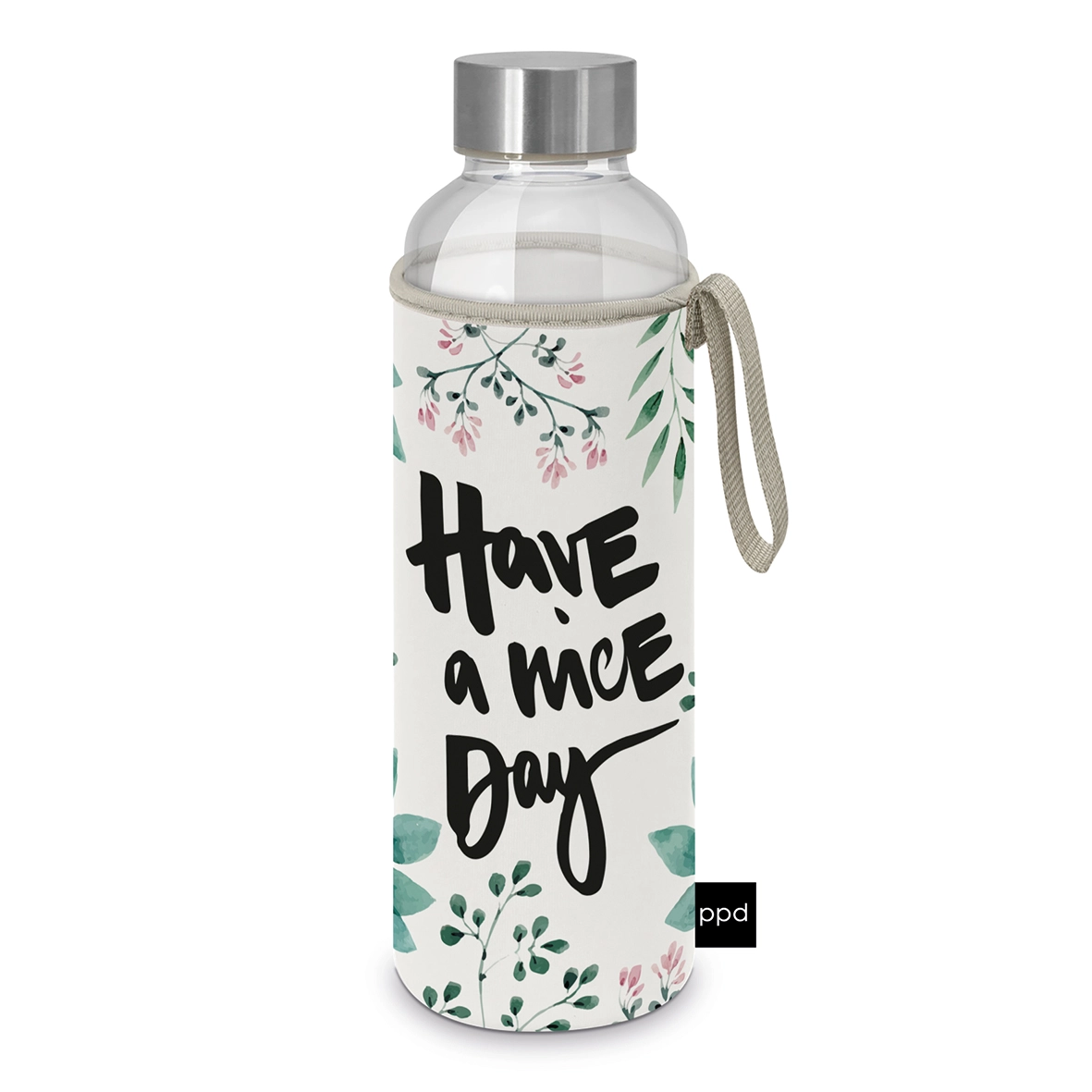 FLAŠA STAKLENA 500ML PPD HAVE A NICE DAY 604804