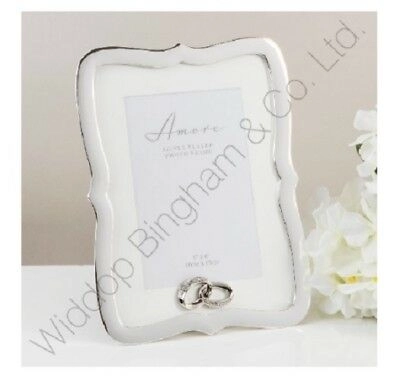 RAM ZA SLIKE WIDDOP AMORE SILVER FRAME WITH CRISTAL RINGS WG97746