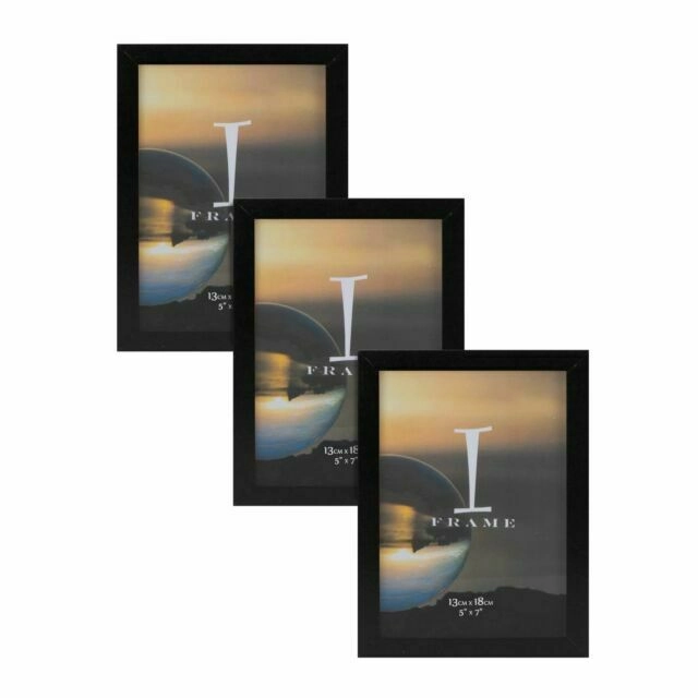 RAM ZA SLIKE WIDDOP FRAME SET OF 3 PHOTO FRAMES BLACK 5X7 IF239