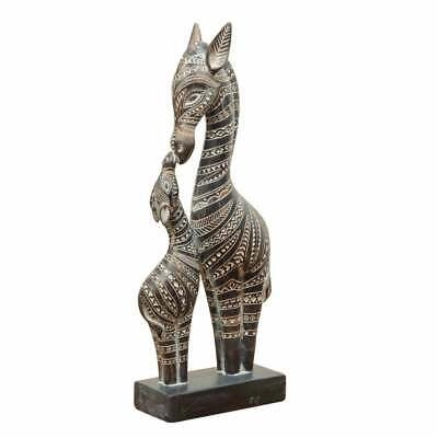FIGURA ZEBRA WIDDOP AFRICAN STYLE ORNATE-MOTHER AND FOAL 69351