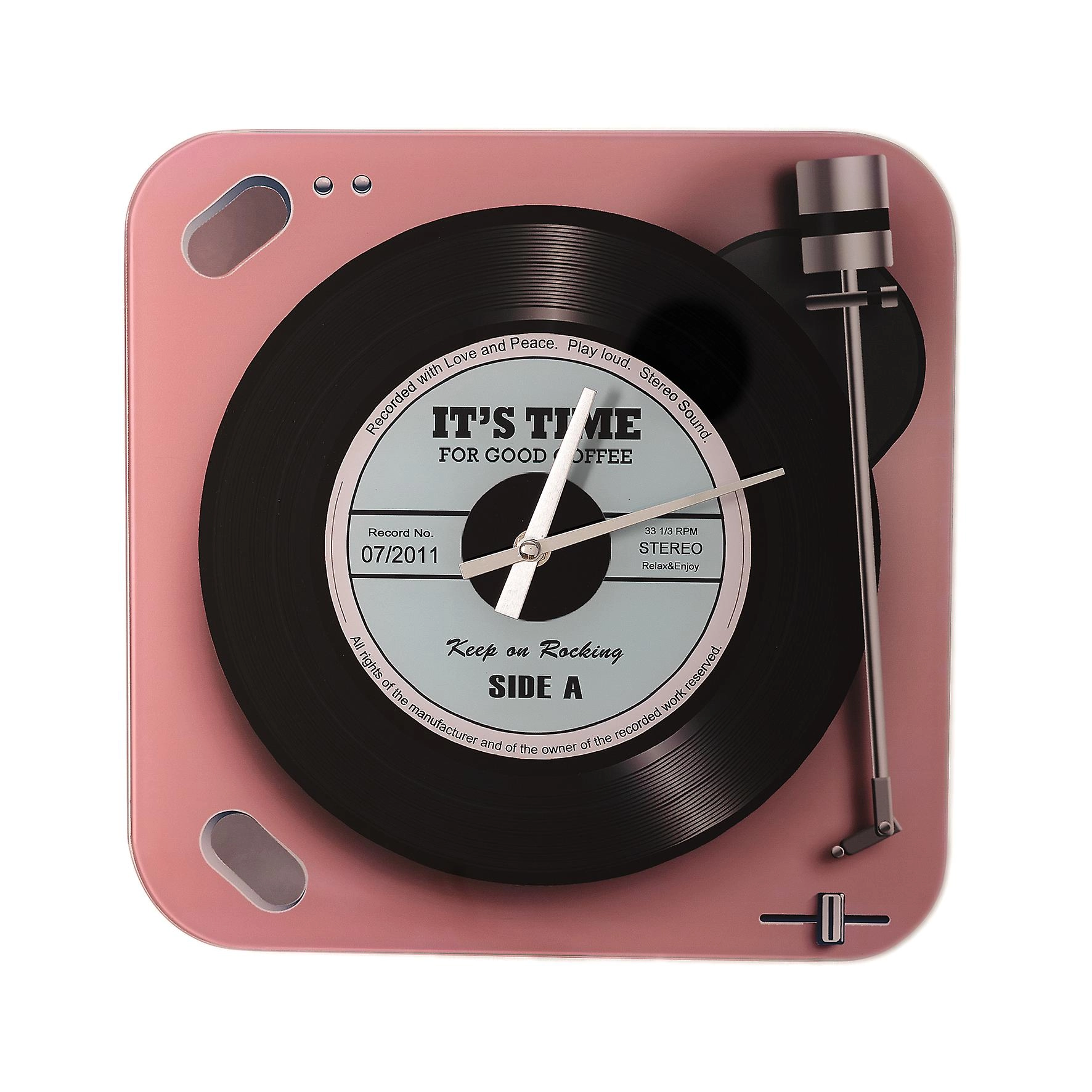 SAT ZIDNI WIDDOP HARVERY MAKIN-PINK RECORD PLAYER HM1276