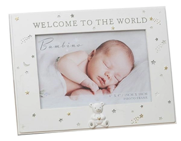 RAM ZA SLIKE 10X15 WIDDOP BAMBINO RESIN WELCOME TO THE WORLD CG1632