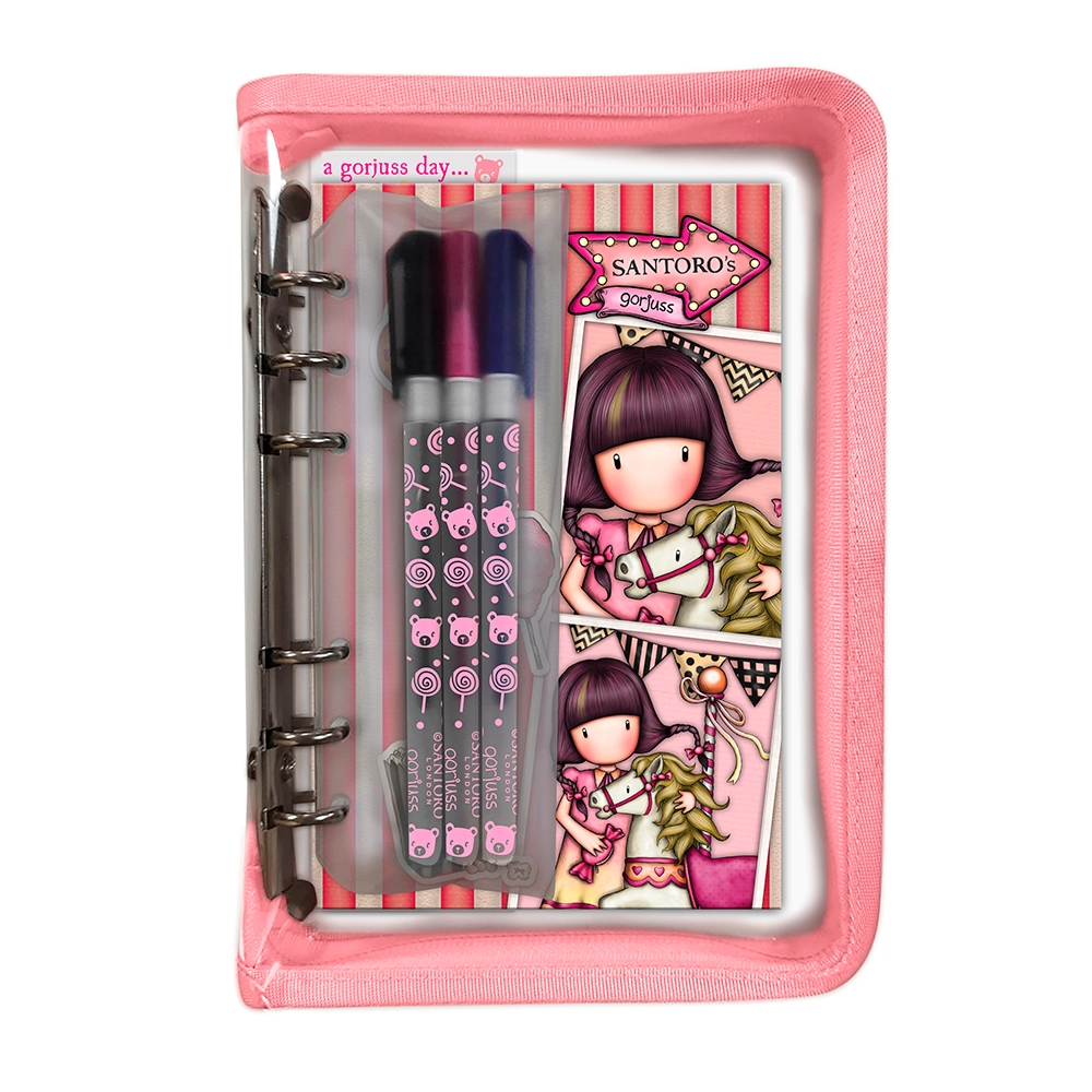 SET GORJUSS S&B WITH STATIONERY SET CAROUSEL 1137GJ01