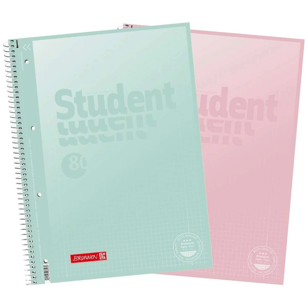 SVESKA SPIRALA A4 KARO BUNNEN STUDENT RUL 28 106732896