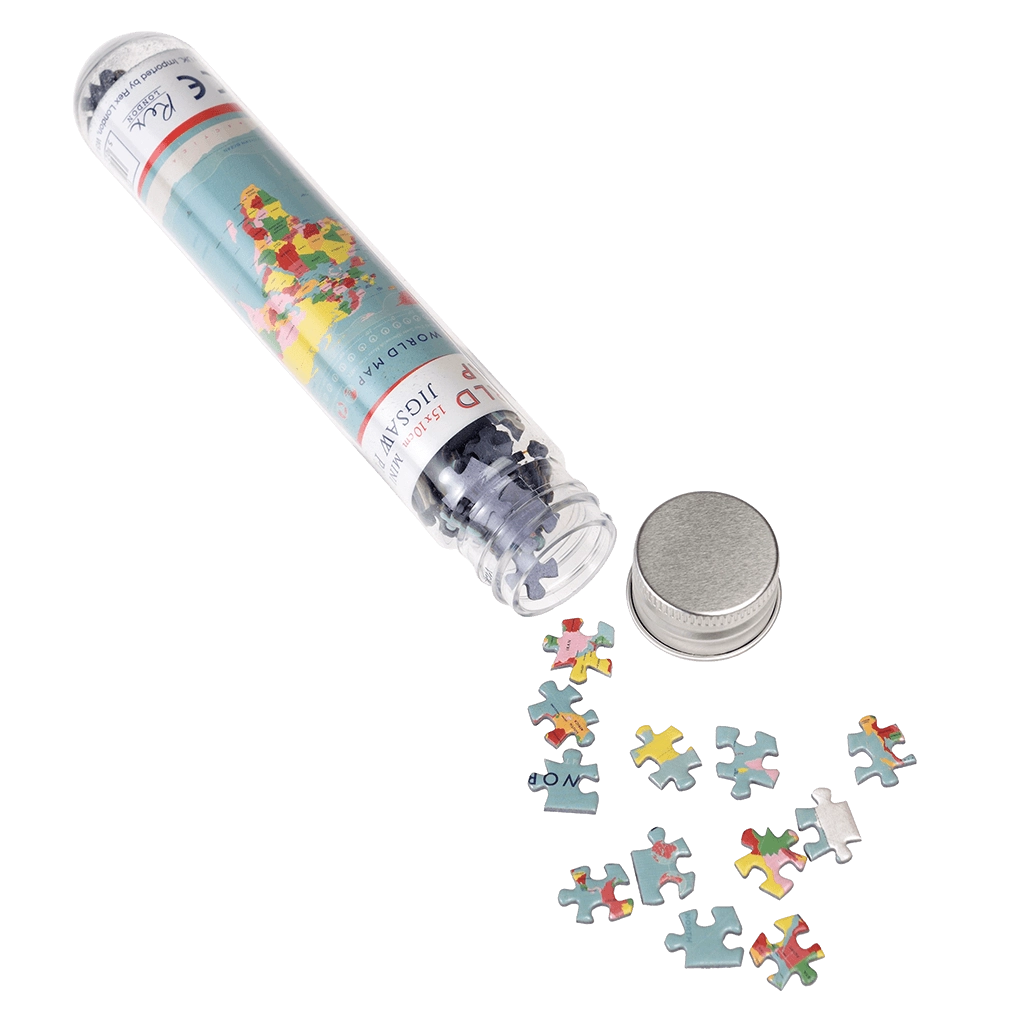 PUZZLE 150 IN TUBE REX WORLD MAP 28955
