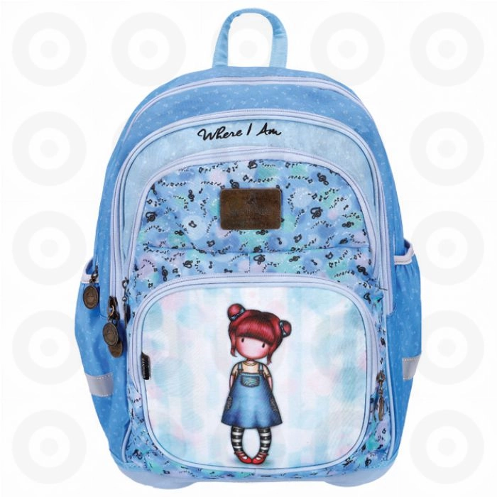 ŠKOLSKA TORBA GORJUSS MANAL GLITTER SHINY WHERE AM I 22GJS906-WAI