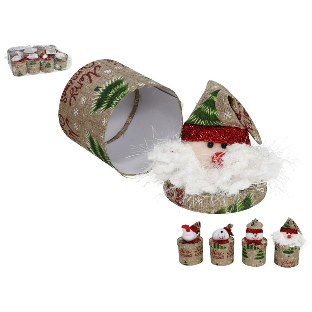 NOVOGODIŠNJA UKRASNA KUTIJA GERIMPORT 16X9,5CM