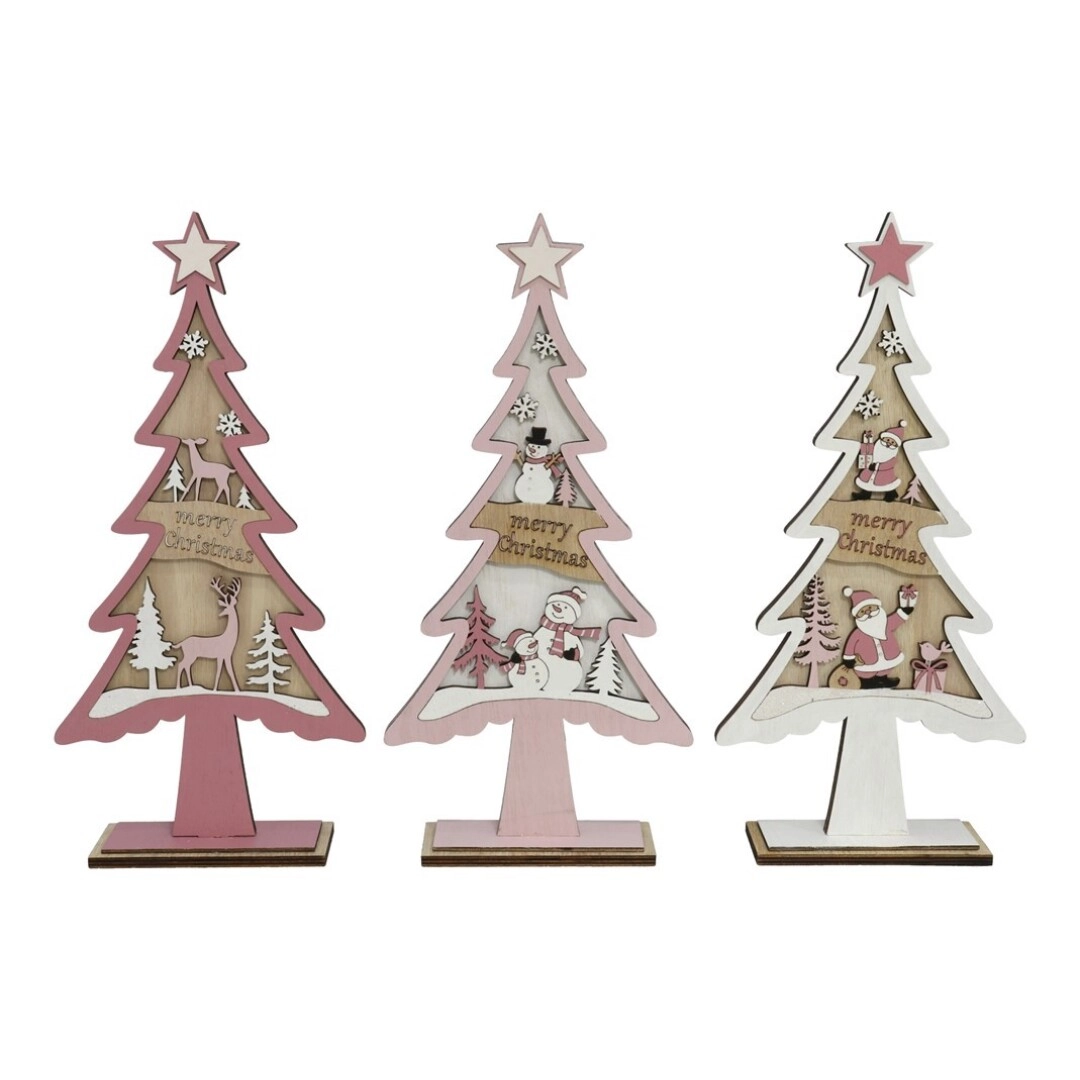 NOVOGODIŠNJA FIGURA JELKA GERIMPORT 3 SRT 18X5.5X37 CM