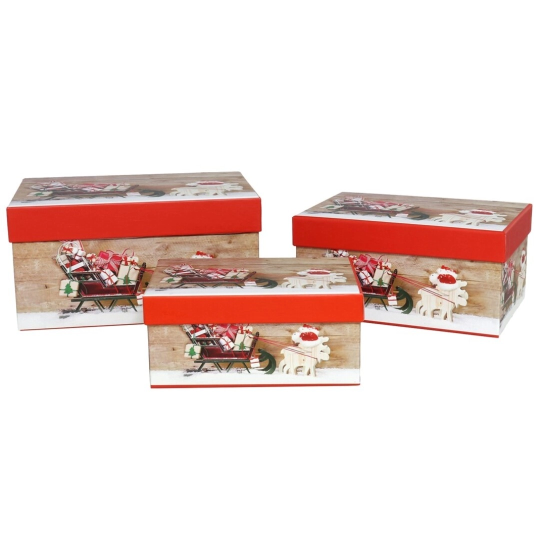 NOVOGODIŠNJA UKRASNA KUTIJA GERIMPORT 1/3