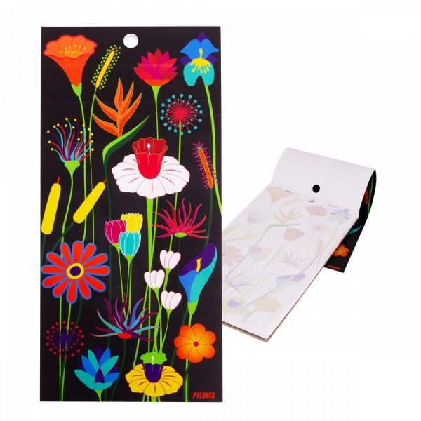 BLOK NOTES PYLONES MAGNETIQUE - JARDIN FLEURI