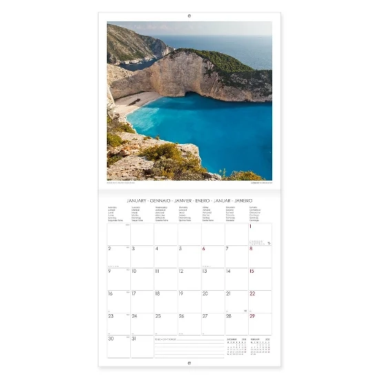 KALENDAR ZIDNI LEGAMI THE SEA - - LANDSCAPES CAL23022