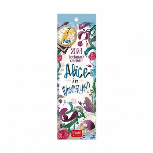 KALENDAR BOOKMARK LEGAMI ALICE IN WONDERLAND - 5.5X18 - BOOK LOVER'S CAL23187