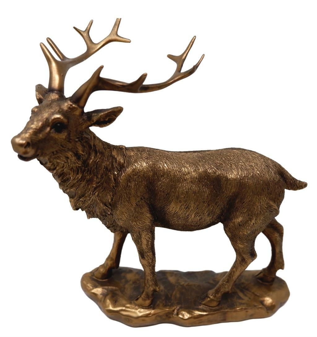 UKRASNA FIGURA LESSER REFLECTIONS BRONZED STAG LP43367