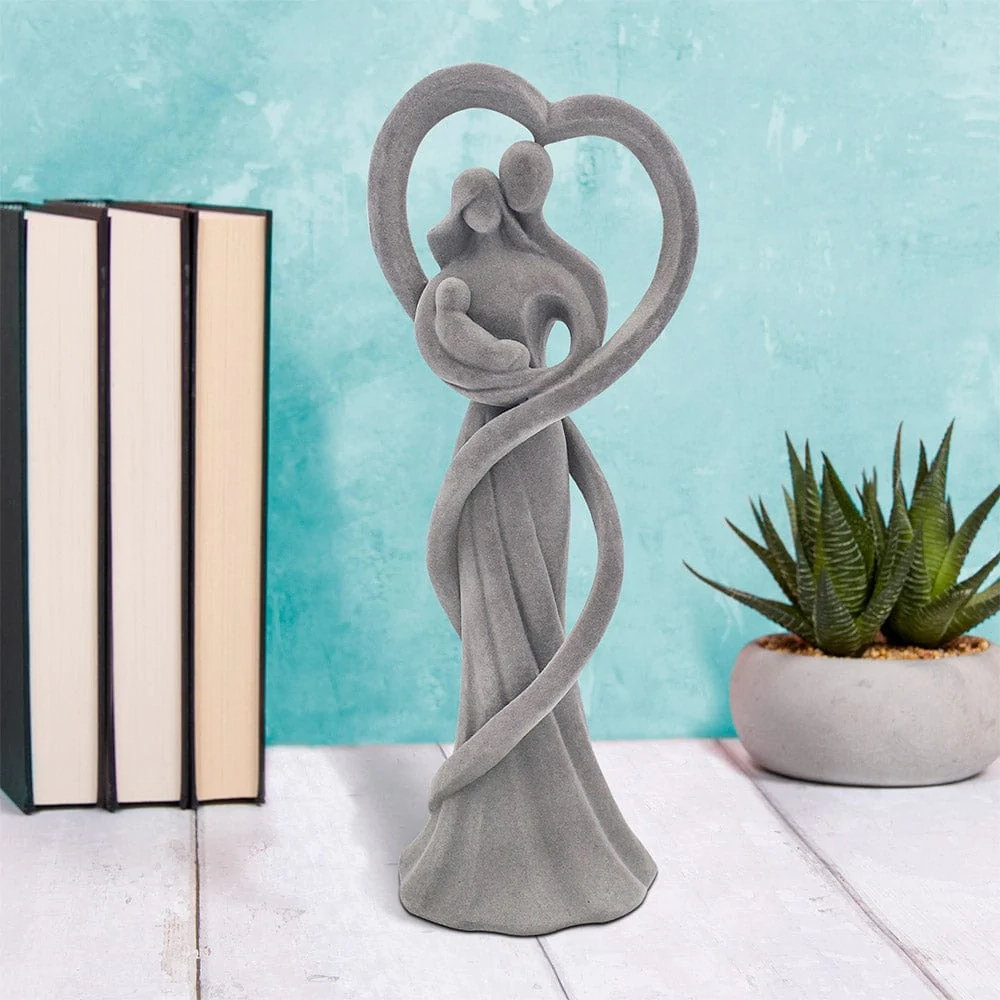 UKRASNA FIGURA LESSER GREY VELVETEEN FAMILY 30CM LP48678