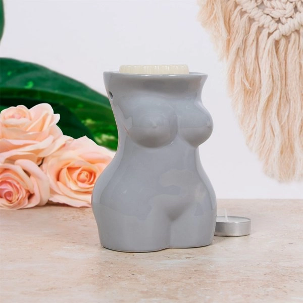 VAZA LESSER BODY ART GREY 20CM LP48971A