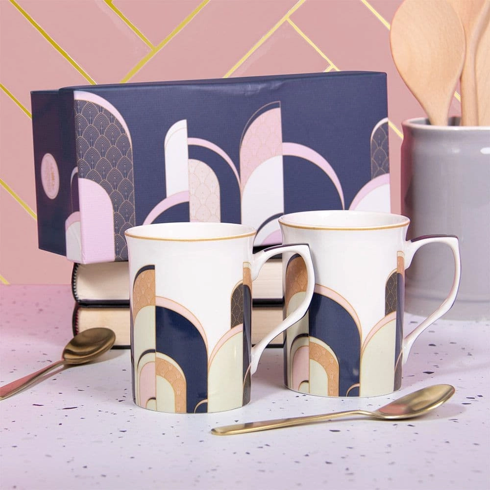 ŠOLJE SET LESSER ART DECO SET OF 2 LP94693 2/1