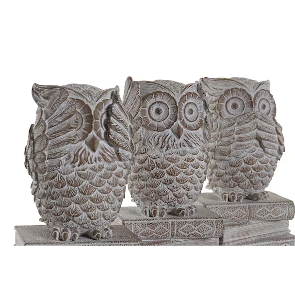 DEKORATIVNA FIGURA ITEM RESIN 11X11X20 OWL DECAPE 3 MOD.