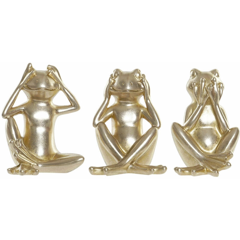 DEKORATIVNA FIGURA ITEM RESIN 11X11X15 FROG AGED 3 MOD.