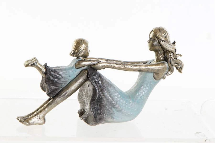 DEKORATIVNA FIGURA ITEM RESIN 17X6,5X9,5 FAMILY BLUE