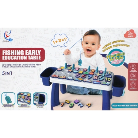 IGRAČKA EURO-TRADE BABY TOYS - EDUCATIONAL TABLE 5W1 COLOUR BOX 502330