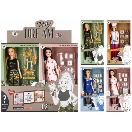 IGRAČKA EURO-TRADE DOLL 29CM + ACCESS 499062