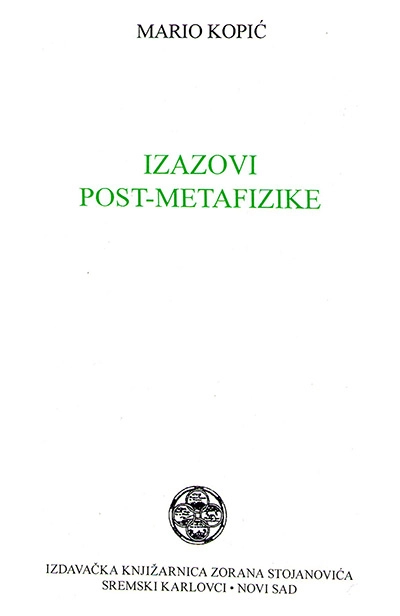 IZAZOVI POST-METAFIZIKE