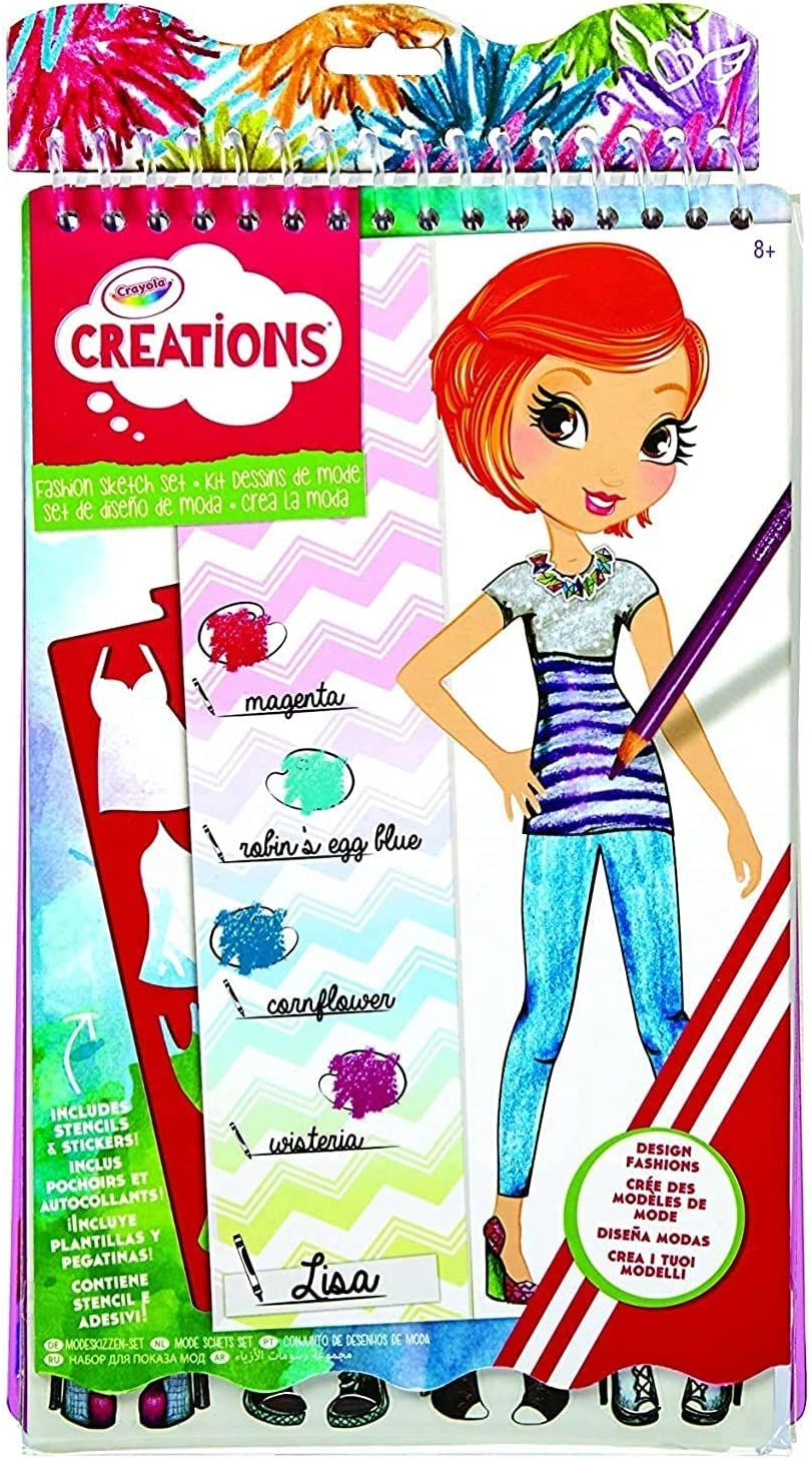 NOTES ZA CRTANJE CRAYOLA CREATIONS COMPACT FASHION SKETCH PORTFOLIO 04-0476