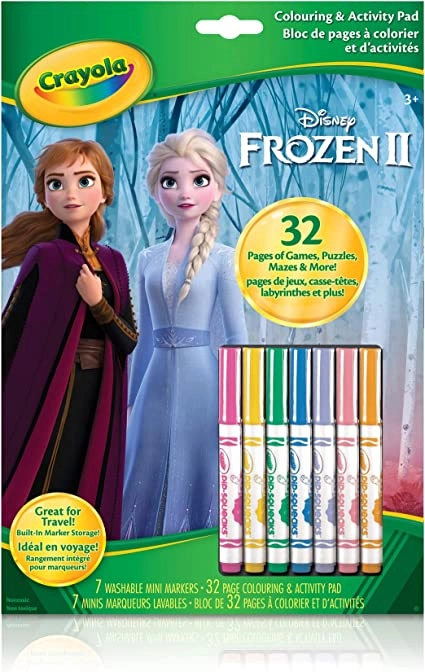 BOJANKA I STIKERI CRAYOLA ACTIVITY PAD, DISNEY FROZEN 04-5900