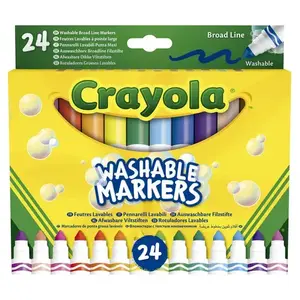 FLOMASTERI MAXI CRAYOLA BROADLINE WASHABLE 58-6570 24/1